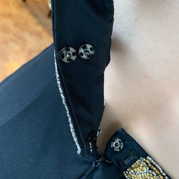 A.J. Bari Vintage Gown with Beaded Straps - Picture 16 of 16